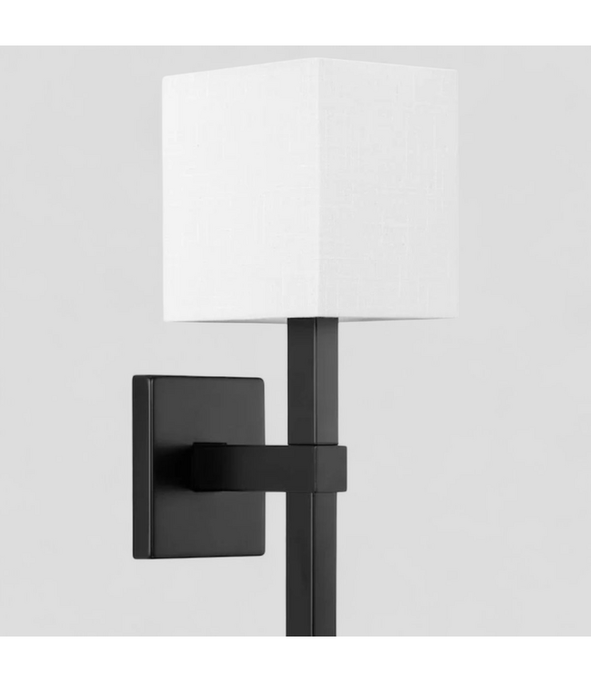 48897 Progress Lighting Matte Black 1 -Light Wall Sconce