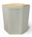 48907 Crisp White Corner Diagonal Upper Wall Cabinet