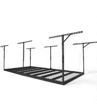 48912 Fleximounts Black Steel Overhead Garage Storage