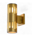 48915 2 -Light 11.75-in H Gold Hardwired Outdoor Wall Light