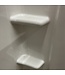 48917 Glossy White 3-pc Shower Wall Surround