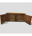 48920 Saddle Brown Upper Wall Cabinet 30"W x 14"H