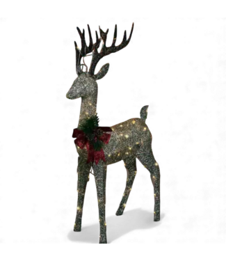 48923 Holiday Living Christmas Deer Decoration