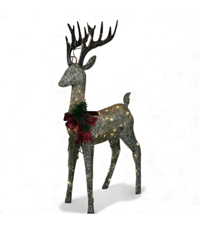 48923 Holiday Living Christmas Deer Decoration