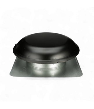 48925 Air Vent Black Galvanized steel Round Roof Louver