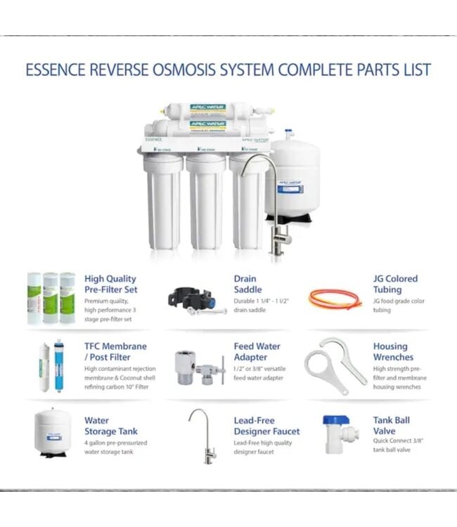48930 Apec Water ROES-100 Reverse Osmosis Filtration System