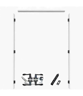 48932 Ark Design 3-Piece Knock Down French Door Frame 72" x 80"