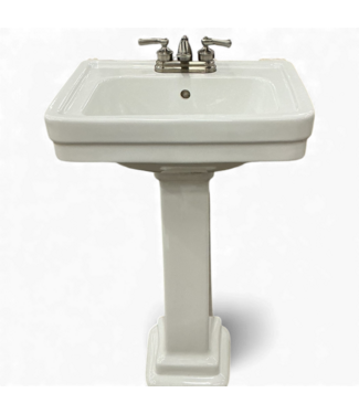 48938 Classic White Pedestal Sink