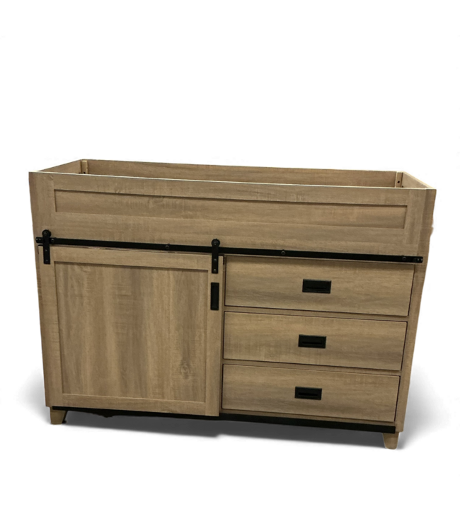 48966 Style Selections Morriston Oak Bathroom Vanity 48"