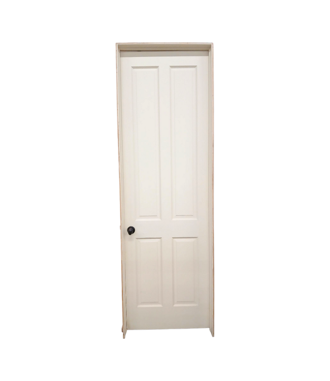 42670 Prehung 4-Panel Cream Color Interior Door 29.75"W