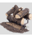 48977 Allen + Roth 24" Natural Gas Vented Fireplace Logs