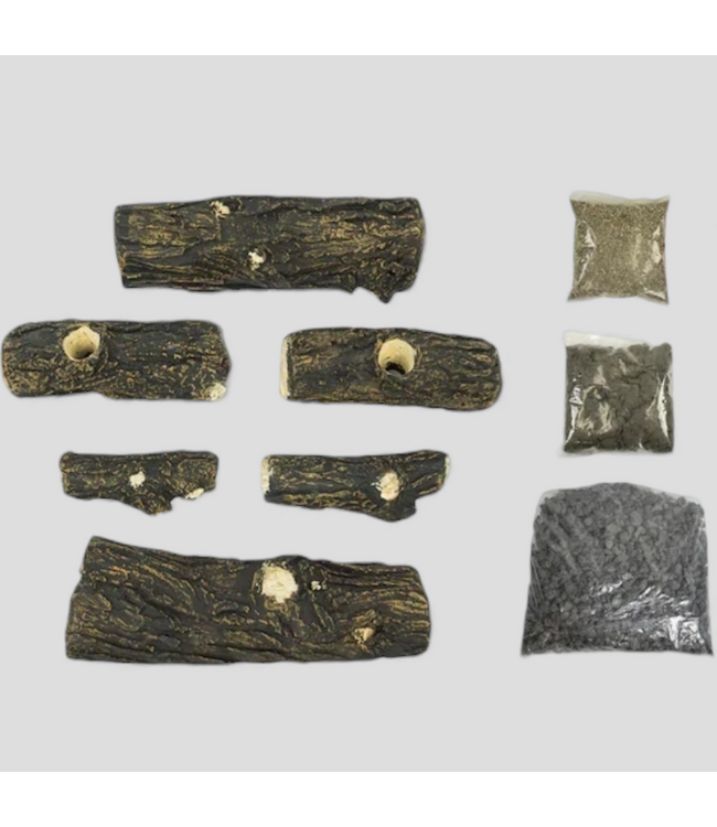 48977 Allen + Roth 24" Natural Gas Vented Fireplace Logs