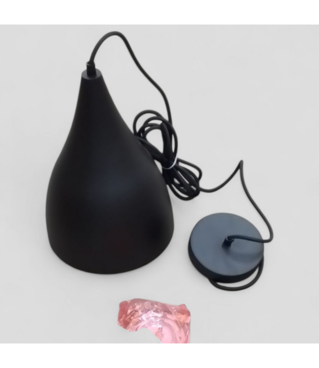 49011 Oden 1 -Light Midnight Black Hanging Pendant Light