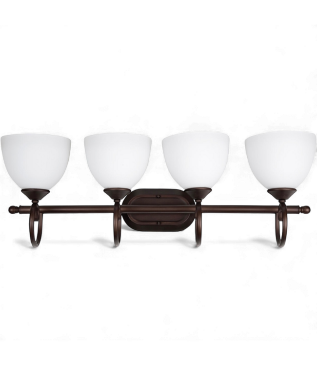 49014 Craftmade Raleigh Old Bronze 4-Light Vanity Light