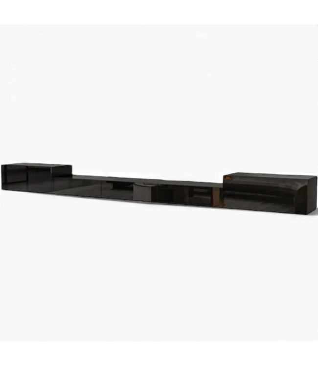 49019 FuFu & GaGa Modern Black Floating TV Cabinet