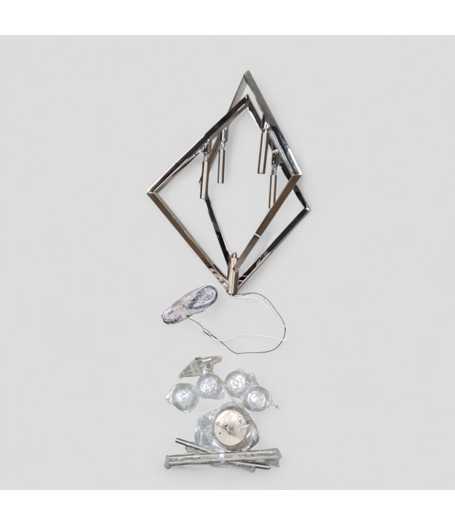 49031 Kichler Layan 4 Light Pendant Polished Nickel