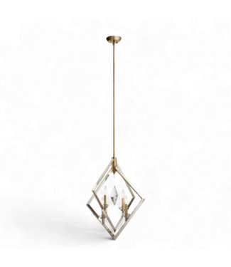 49031 Kichler Layan 4 Light Pendant Polished Nickel
