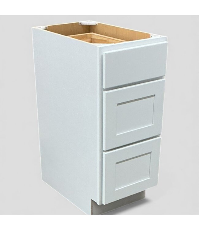 49032 Reliabilt Luxor White Drawer Base Cabinet 15"W