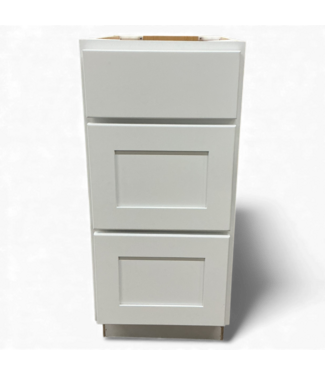 49032 Reliabilt Luxor White Drawer Base Cabinet 15"W