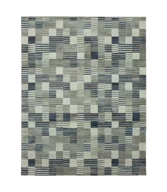 49037 Home Decorators Collection Pernette Blue Area Rug 8' x 10'