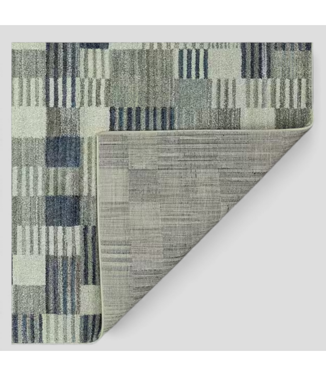 49037 Home Decorators Collection Pernette Blue Area Rug 8' x 10'