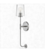 49044 Kline 1-Light Tall Brushed Nickel Wall Sconce