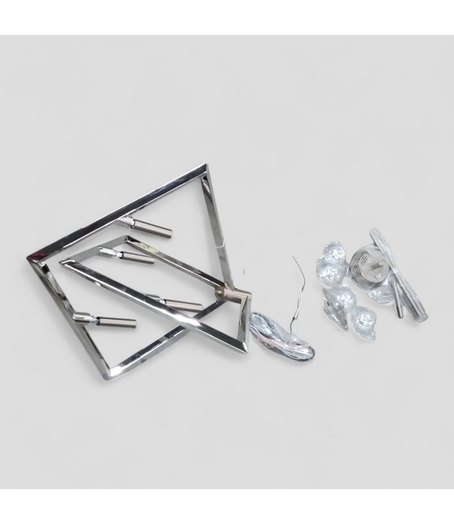 49031 Kichler Layan 4 Light Pendant Polished Nickel