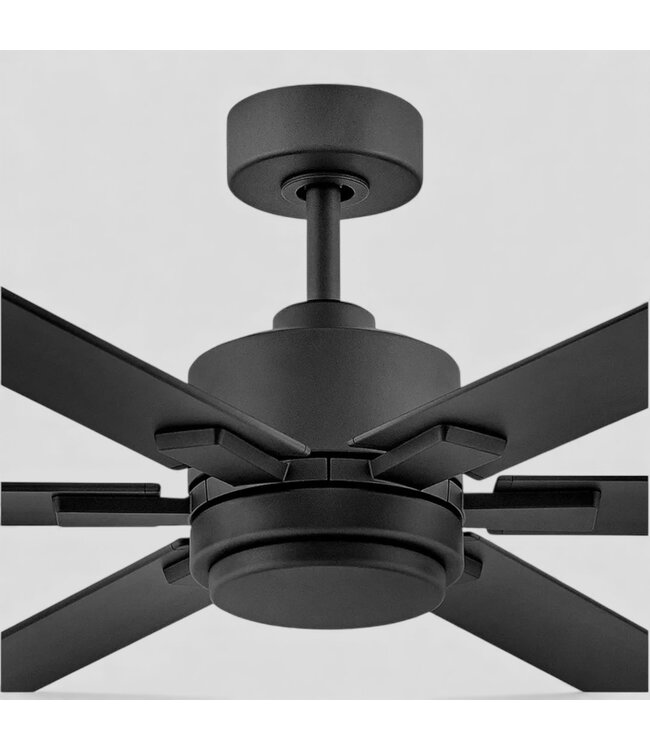 49033 Hinkley Indy Maxx Black LED Smart Ceiling Fan 82"