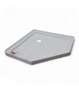 49049 DreamLine SlimLine 38"W x 38"L Corner Shower Base