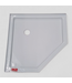 49049 DreamLine SlimLine 38"W x 38"L Corner Shower Base