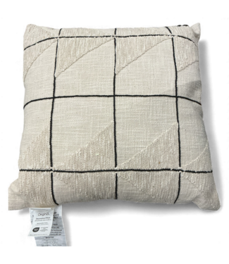 49055 Origin 21 Beige Square Decorative Pillow