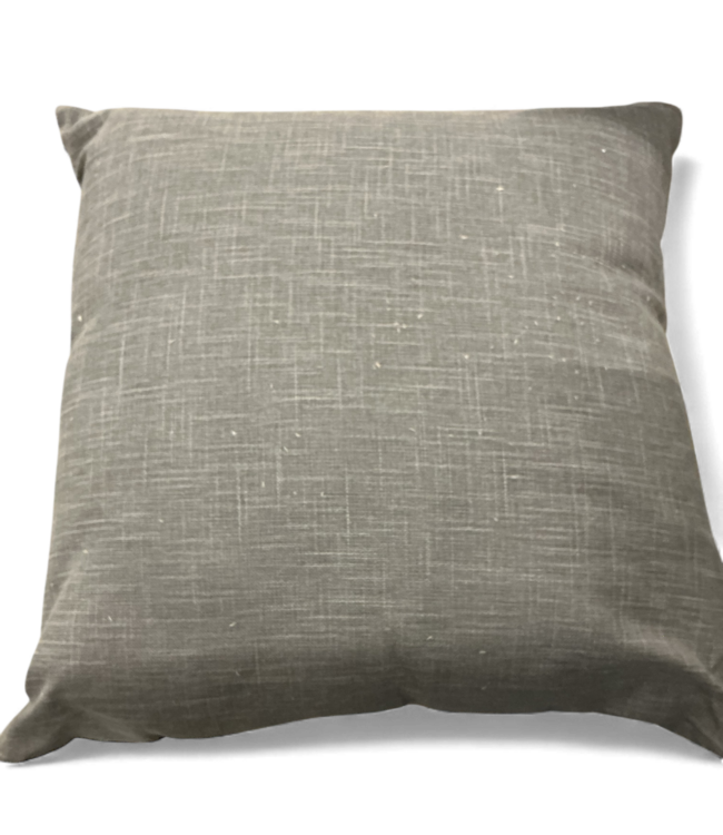 49059 Allen+Roth Dark Gray Square Decorative Pillow