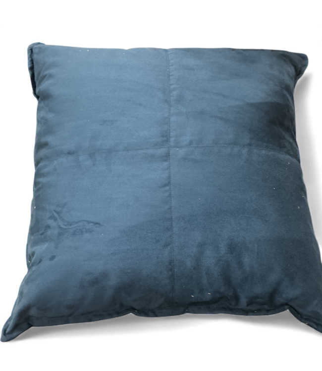 49061 Allen+Roth Blue Square Decorative Pillow