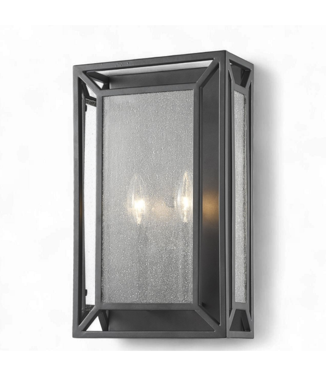 49068 Z-Lite Two Light Wall Sconce - Bronze Finish