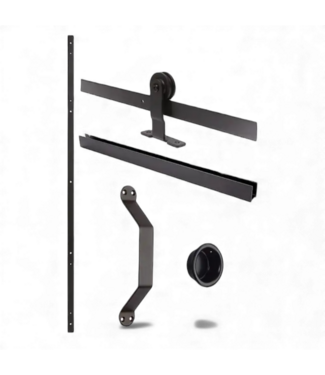 49078 Jeld-Wen 72" Soft Close Single Barn Door Hardware Kit