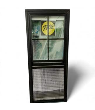 49081 Pella Black Aluminum Vertical Slider Window 25.5" x 60"