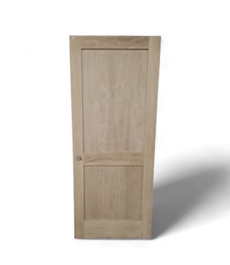 49084 Unfinished 2 -Panel Interior Door 33.75"W x 82.25"H