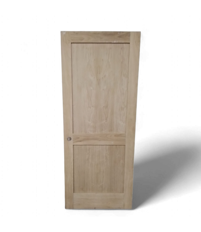 49084 Unfinished 2 -Panel Interior Door 33.75"W x 82.25"H