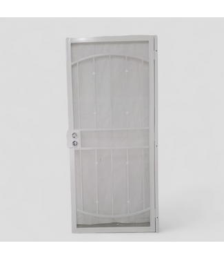 49087  36" x 80" 805 Series White Defender Security Door