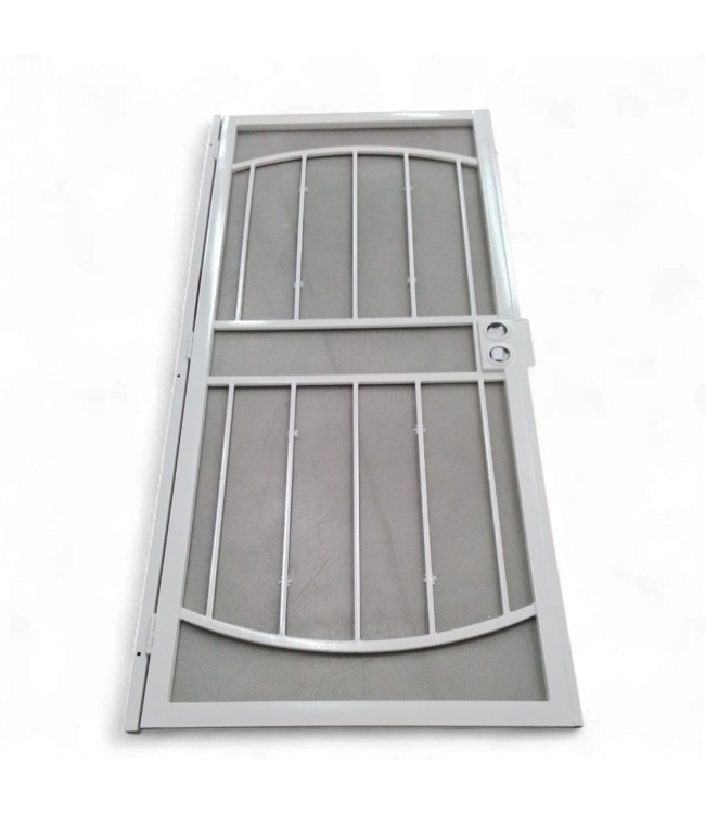 49087  36" x 80" 805 Series White Defender Security Door