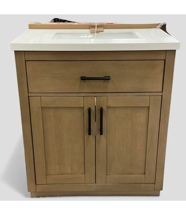 49093 Ove Bailey Shara Birch Vanity w/Quartz Top 30"W