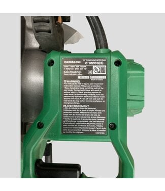 49095 Metabo HPT Single Bevel Compound Miter Saw 10"