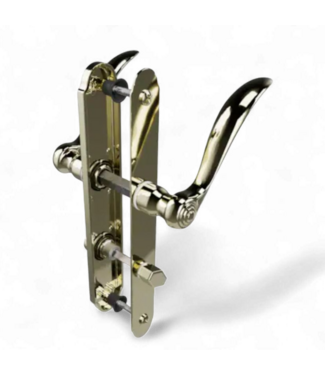 49097 Larson QuickFit Polished Brass Handleset