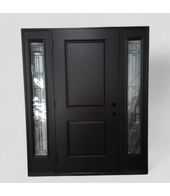 49099 Pella Fiberglass Entryway Door with Sidelights 68"W