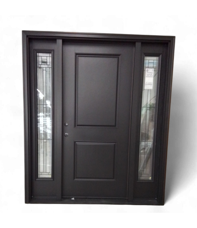 49099 Pella Fiberglass Entryway Door with Sidelights 68"W