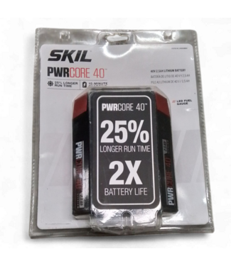 49101 Skil 40 -Volt, 2.5 Ah 1 -Pack Lithium Ion Battery