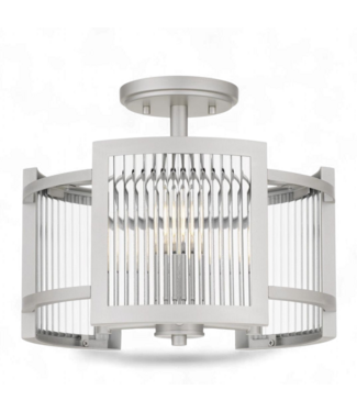 49103 Quoizel Lexon 3 -Light 13-in Semi Flush Mount Light