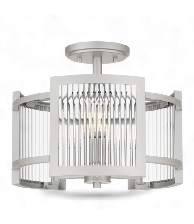 49103 Quoizel Lexon 3 -Light 13-in Semi Flush Mount Light