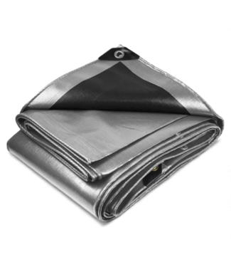 49106 Core Tarps Silver Waterproof Polyethylene Tarp