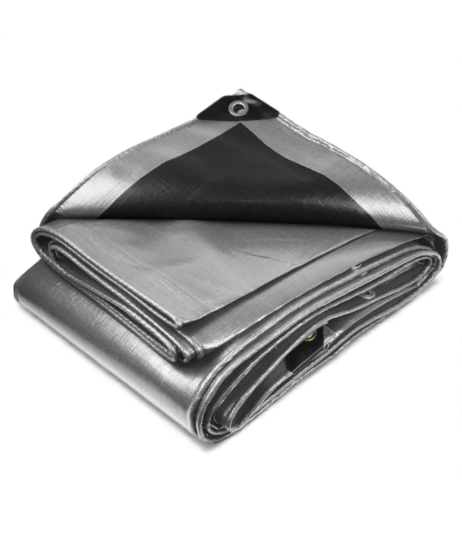 49106 Core Tarps Silver Waterproof Polyethylene Tarp